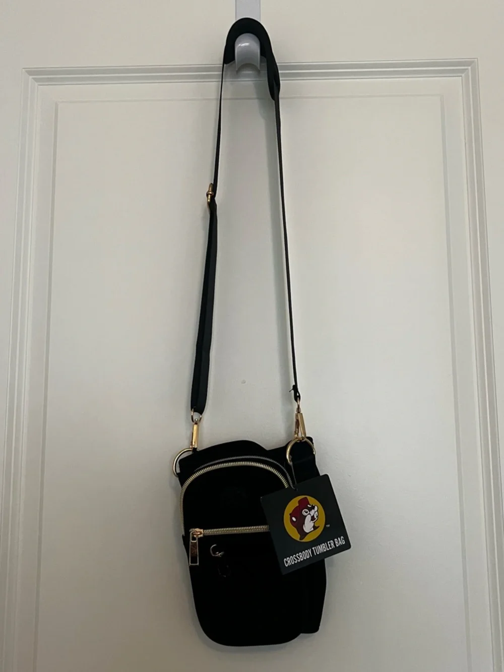 NWT Buc-ees Crossbody Tumbler bag w strap